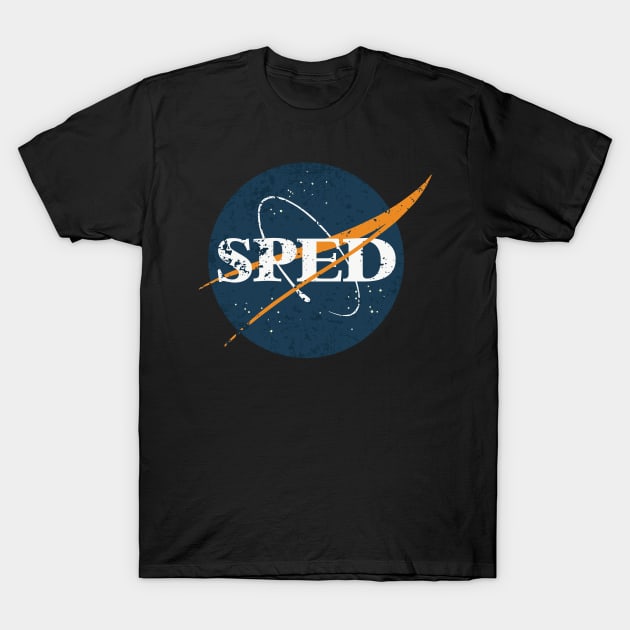 SPED Space Vintage T-Shirt by orlumbustheseller